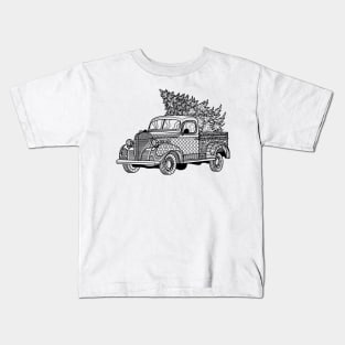 Christmas Truck Kids T-Shirt